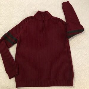 Eddie Bauer 1/4 zip sweater. Size large tall.